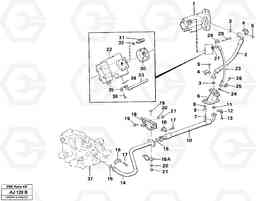 94755 Hydraulic system: Feed line L120B VOLVO BM VOLVO BM L120B, Volvo Construction Equipment