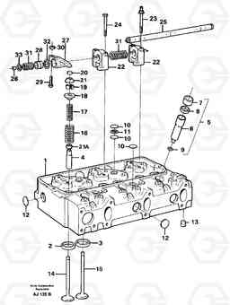 10893 Cylinder head L120B VOLVO BM VOLVO BM L120B, Volvo Construction Equipment