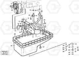 103164 Lubricating oil system L120B VOLVO BM VOLVO BM L120B, Volvo Construction Equipment