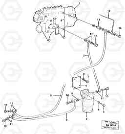 12017 Fuel system L120B VOLVO BM VOLVO BM L120B, Volvo Construction Equipment