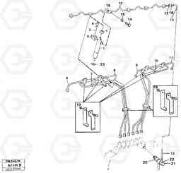 71989 Fuel lines, injectors L120B VOLVO BM VOLVO BM L120B, Volvo Construction Equipment