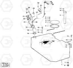 67836 Fuel tank L120B VOLVO BM VOLVO BM L120B, Volvo Construction Equipment