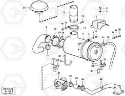 68865 Inlet system L120B VOLVO BM VOLVO BM L120B, Volvo Construction Equipment