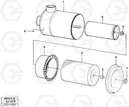 10902 Air filter L120B VOLVO BM VOLVO BM L120B, Volvo Construction Equipment