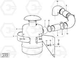 43931 Oil bath filter L120B VOLVO BM VOLVO BM L120B, Volvo Construction Equipment