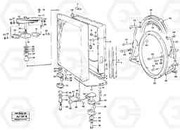 65461 Radiator with fitting parts L120B VOLVO BM VOLVO BM L120B, Volvo Construction Equipment