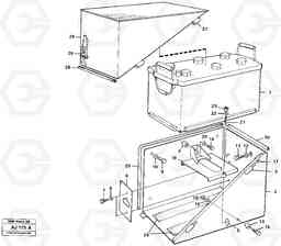 66332 Battery box, assembly L120B VOLVO BM VOLVO BM L120B, Volvo Construction Equipment