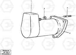 10409 Starter motor, mounting L120B VOLVO BM VOLVO BM L120B, Volvo Construction Equipment