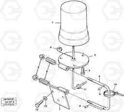 22917 Rotating beacon L120B VOLVO BM VOLVO BM L120B, Volvo Construction Equipment