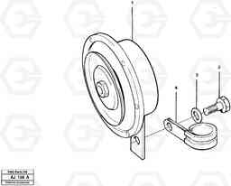 10413 Compressor horn L120B VOLVO BM VOLVO BM L120B, Volvo Construction Equipment