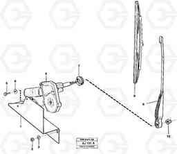 82161 Windshield wiper, rear L120B VOLVO BM VOLVO BM L120B, Volvo Construction Equipment