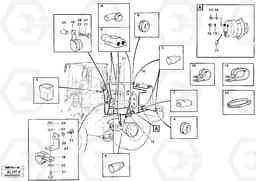 46024 Cable harnesses, rear L120B VOLVO BM VOLVO BM L120B, Volvo Construction Equipment