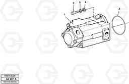 12066 Hydraulic - oil pump Assembly L120B VOLVO BM VOLVO BM L120B, Volvo Construction Equipment