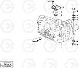 49265 Hydraulic valve Assembly L120B VOLVO BM VOLVO BM L120B, Volvo Construction Equipment