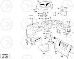 89343 Instrument panel L120B VOLVO BM VOLVO BM L120B, Volvo Construction Equipment