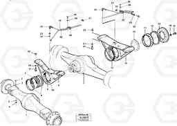 41813 Driveshafts with assembly parts L120B VOLVO BM VOLVO BM L120B, Volvo Construction Equipment