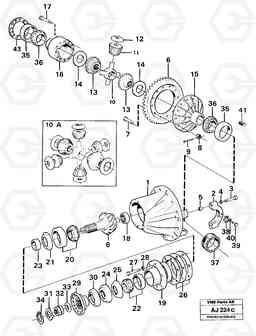 39653 Final gear front L120B VOLVO BM VOLVO BM L120B, Volvo Construction Equipment