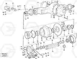 103165 Drive axle, rear Ah 53f, Ah 53h L120B VOLVO BM VOLVO BM L120B, Volvo Construction Equipment