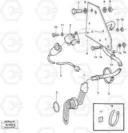 22918 Engine heater L120B VOLVO BM VOLVO BM L120B, Volvo Construction Equipment