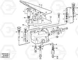 98684 Footbrake valve L120B VOLVO BM VOLVO BM L120B, Volvo Construction Equipment