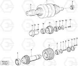 17804 Clutches,gears and shafts L120B VOLVO BM VOLVO BM L120B, Volvo Construction Equipment