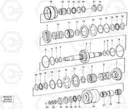 17807 Clutches 1:st and 2:nd speeds L120B VOLVO BM VOLVO BM L120B, Volvo Construction Equipment