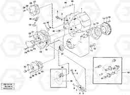 54010 Dropbox housing and cover L120B VOLVO BM VOLVO BM L120B, Volvo Construction Equipment