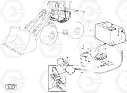 33608 Brake hoses: Tank - pump - footbrake valve L120B VOLVO BM VOLVO BM L120B, Volvo Construction Equipment