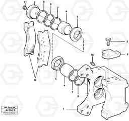 19805 Disc brake L120B VOLVO BM VOLVO BM L120B, Volvo Construction Equipment