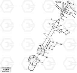 34751 Steering column assembly L120B VOLVO BM VOLVO BM L120B, Volvo Construction Equipment