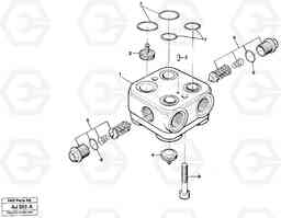 20506 Valve housing L120B VOLVO BM VOLVO BM L120B, Volvo Construction Equipment