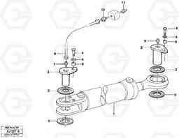 45287 Hydraulic cylinder Assembly L120B VOLVO BM VOLVO BM L120B, Volvo Construction Equipment