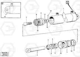 21689 Hydraulic cylinder L120B VOLVO BM VOLVO BM L120B, Volvo Construction Equipment