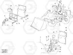 45266 Cable harness for air conditioning L120B VOLVO BM VOLVO BM L120B, Volvo Construction Equipment