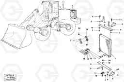 66334 Condenser with fitting parts. Cooling agent R12 L120B VOLVO BM VOLVO BM L120B, Volvo Construction Equipment