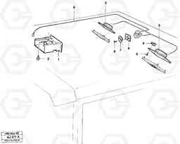 46977 Radio bracket L120B VOLVO BM VOLVO BM L120B, Volvo Construction Equipment