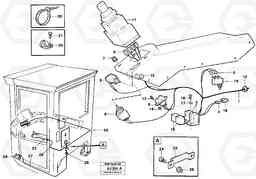 43627 Cable harness for Cdc-steering L120B VOLVO BM VOLVO BM L120B, Volvo Construction Equipment