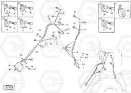 13062 Extended lubepoints for loader linkage. L120B VOLVO BM VOLVO BM L120B, Volvo Construction Equipment