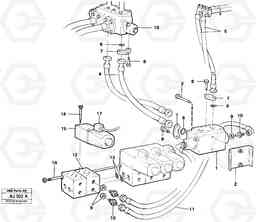 49279 Extra hydraulic equipment5:th function. L120B VOLVO BM VOLVO BM L120B, Volvo Construction Equipment