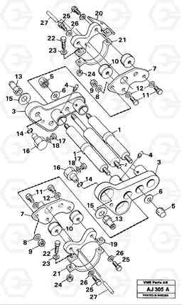 17571 Automatic hose coupling, hydraulic clutch. L120B VOLVO BM VOLVO BM L120B, Volvo Construction Equipment