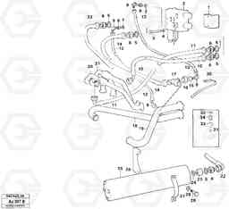 39035 Boom suspension system L120B VOLVO BM VOLVO BM L120B, Volvo Construction Equipment