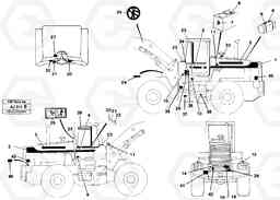 66632 Sign plates and decals L120B VOLVO BM VOLVO BM L120B, Volvo Construction Equipment