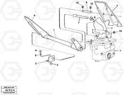 86109 Dual brake pedals L120B VOLVO BM VOLVO BM L120B, Volvo Construction Equipment