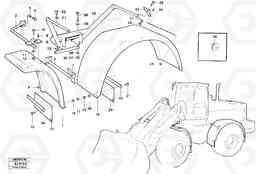 21671 Extended fenders L120B VOLVO BM VOLVO BM L120B, Volvo Construction Equipment