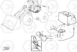 19806 Brake hoses: Tank - pump - footbrake valve L120B VOLVO BM VOLVO BM L120B, Volvo Construction Equipment