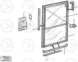 16880 Sliding window L120B VOLVO BM VOLVO BM L120B, Volvo Construction Equipment