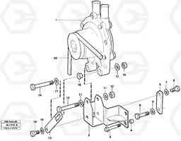 76710 Waterpump, assembly L120B VOLVO BM VOLVO BM L120B, Volvo Construction Equipment