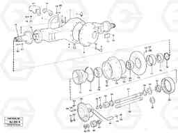 3275 Drive axle, rear Ah 60k L120B VOLVO BM VOLVO BM L120B, Volvo Construction Equipment