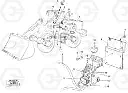 45270 Cable harness for air conditioning L120B VOLVO BM VOLVO BM L120B, Volvo Construction Equipment