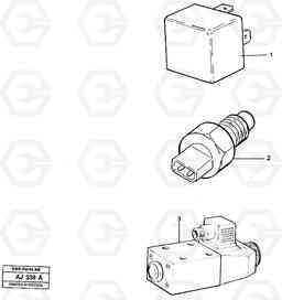 96849 Relays, sensors and solenoid valves Reference list L120B VOLVO BM VOLVO BM L120B, Volvo Construction Equipment